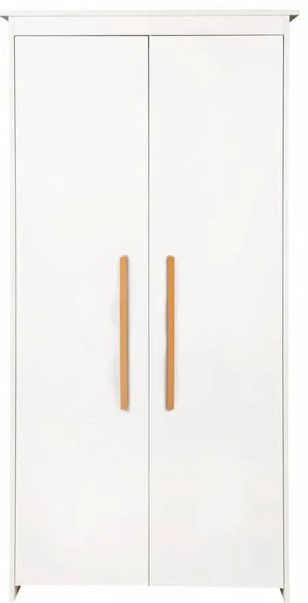 Biela detská šatníková skriňa 96x190x50 cm Lilo – Roba