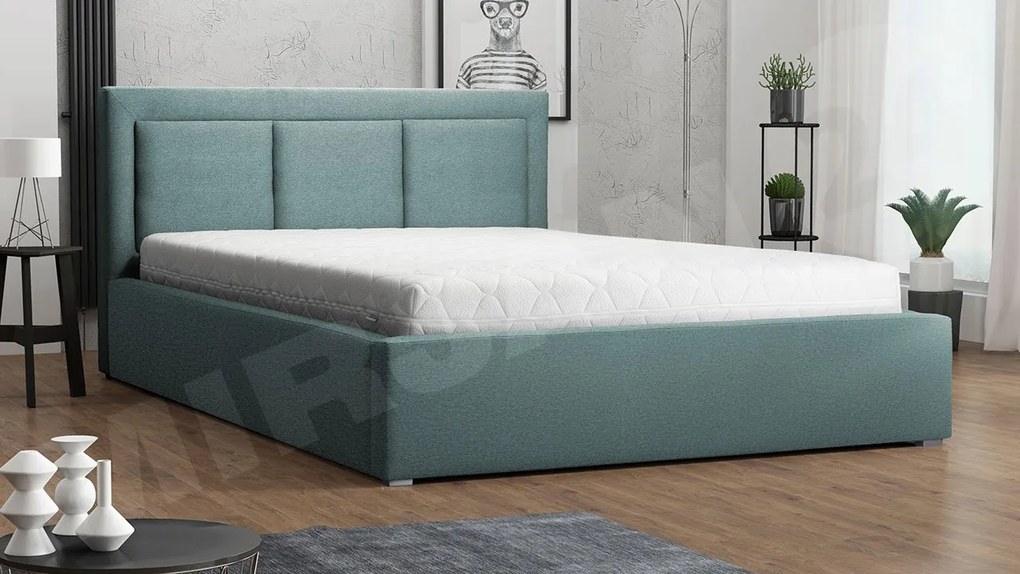 Posteľ s priestorom Koay, Rozmer postele: 140x200, Dostupné poťahy: Malmo 13 376