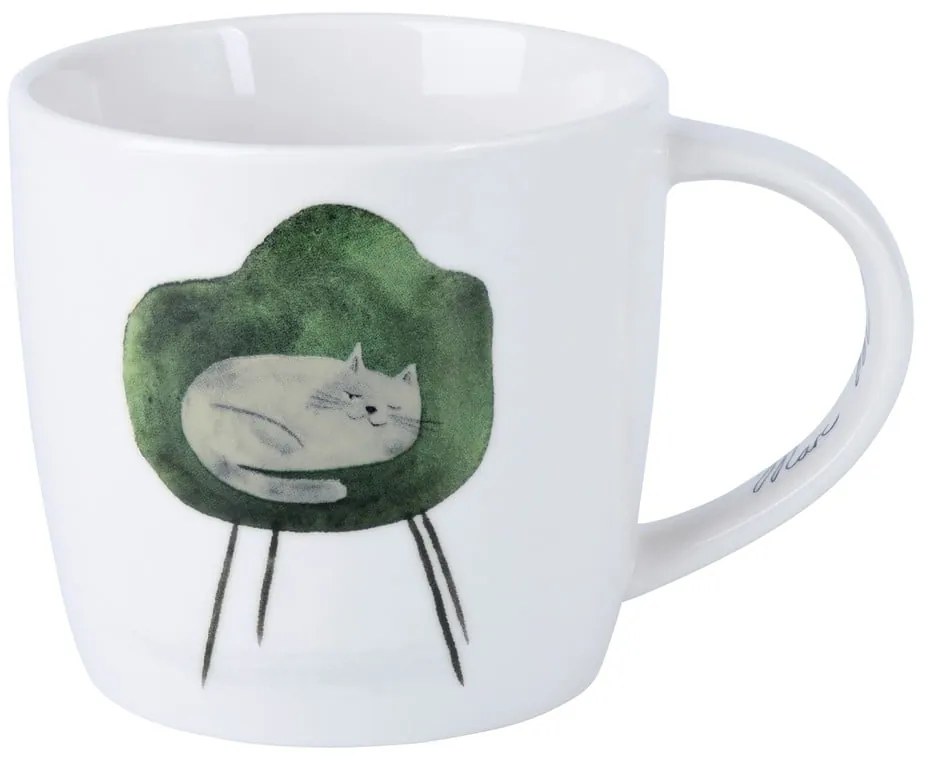 Biely porcelánový hrnček 400 ml Best Feline Friends – Maxwell & Williams