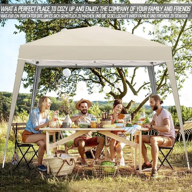 JAGO Záhradný párty stan, 3 x 3 m, béžový