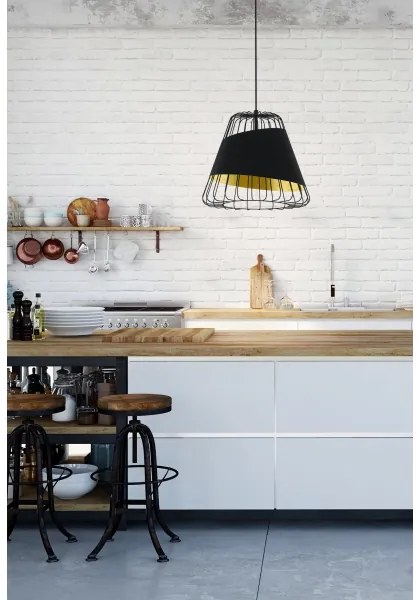 Eglo 49509 - Luster na lanku AUSTELL 1xE27/60W/230V