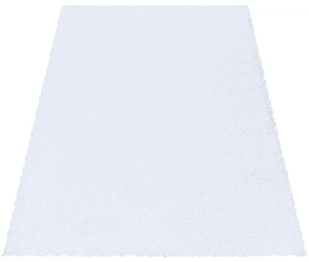 Ayyildiz koberce AKCE: 80x150 cm Kusový koberec Sydney Shaggy 3000 white - 80x150 cm