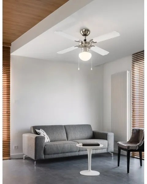 Eglo 56035 - LED stropný ventilátor 1xE27/4,9W/230V priemer 106,6 cm