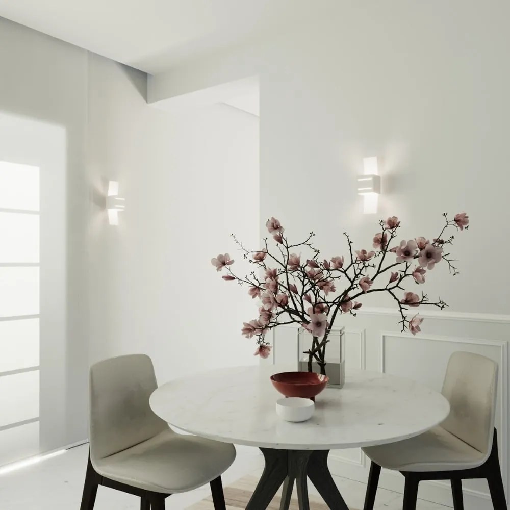Biele nástenné svietidlo Carlo – Nice Lamps