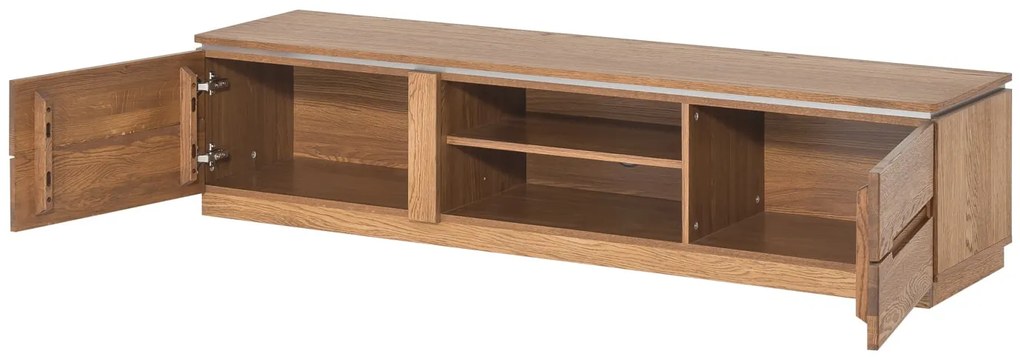 TV stolík Montenegro 25 163 cm z masívu dub Rustikal