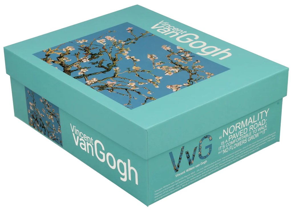 Porcelánová šálka s podšálkou Van Gogh Almond Blossom 90 ml sada 2ks