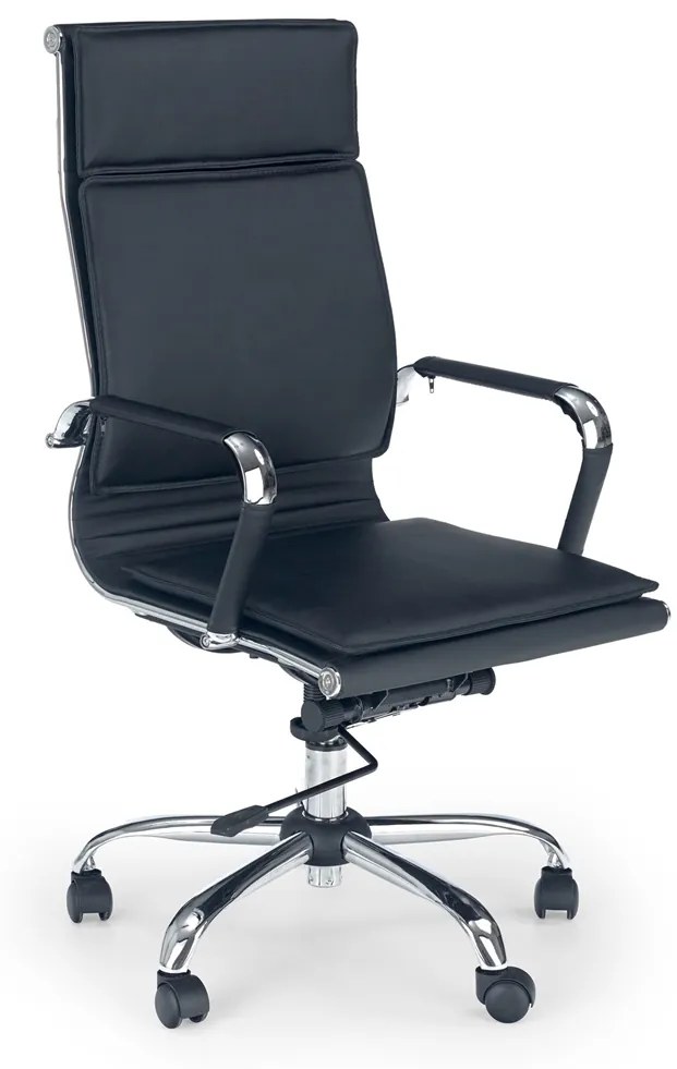 Kancelárska stolička s podrúčkami Mantus - čierna