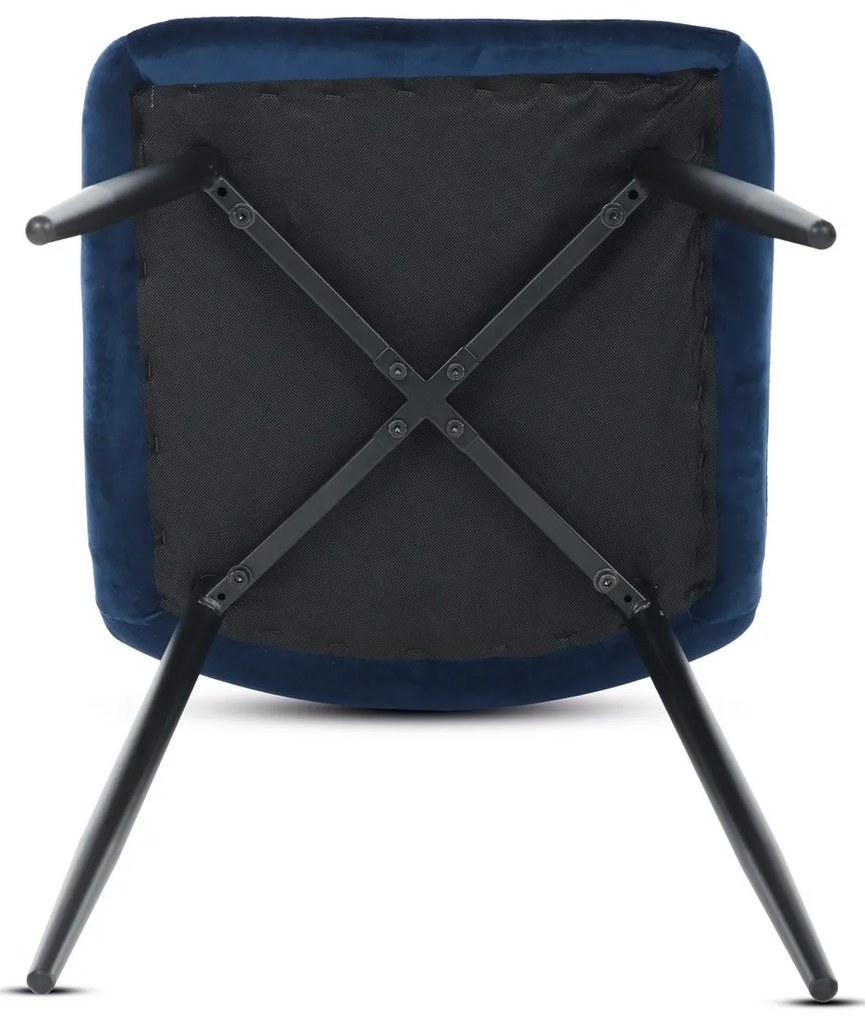 Sada jedálenských stoličiek CT-281 BLUE4, 4 ks