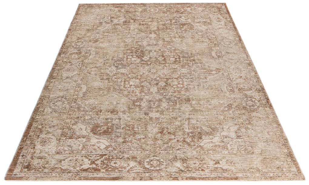 Kusový koberec My Everest 430 Terra, 80x150, oranžová, obývacia izba, Obsession