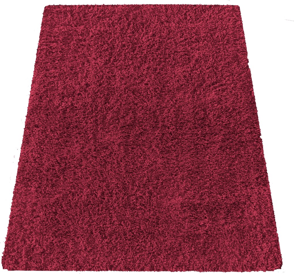 Červený shaggy koberec Camel s protišmykovou úpravou Rozmer: 200x290 cm
