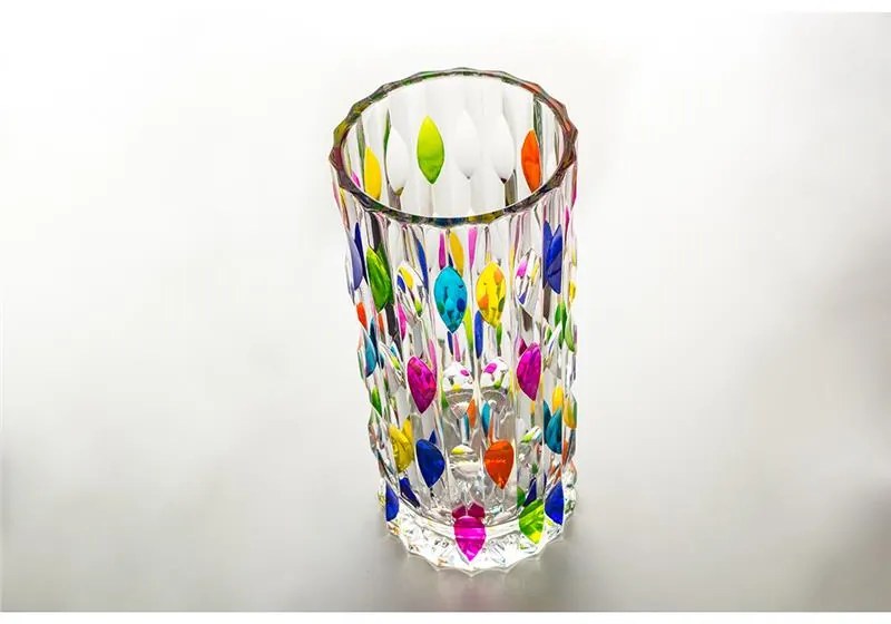 KRIŠTÁĽOVÁ VÁZA BOHEMIA PRESTIGE JOKER BLUSH 280MM