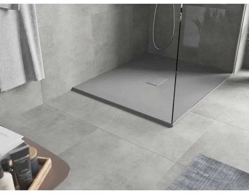 Mexen Hugo, SMC obdĺžniková sprchová vanička 130 x 100 cm, šedá, 42611013