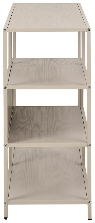 Sivá knižnica 114x78x35 cm Seaford – Actona