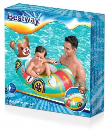 Nafukovací čln Bestway 34170 medvedík 109x69 cm