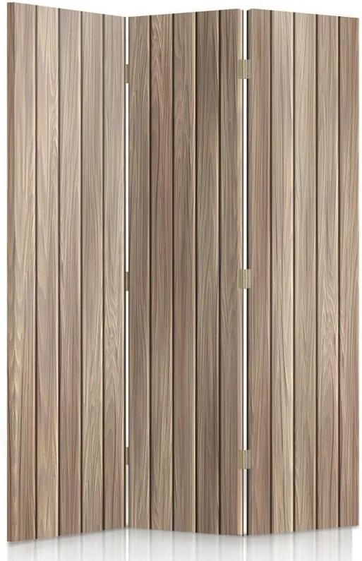 CARO Paraván - Wooden Boards | trojdielny | obojstranný 110x150 cm