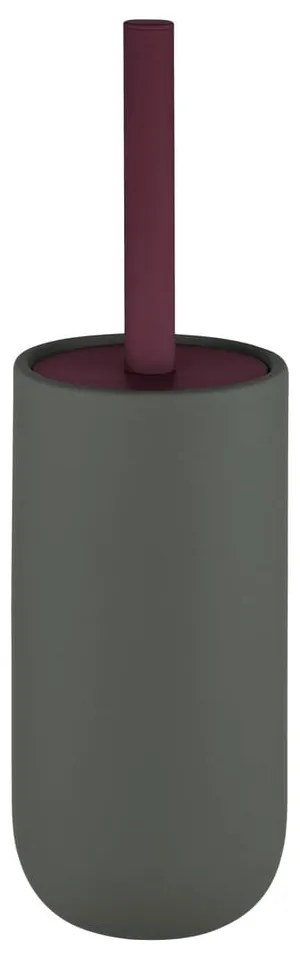 Tmavozelená keramická WC kefa Lotus Play – Mette Ditmer Denmark