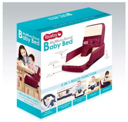 Hniezdo pre deti Multi 5v1 modré ibaby