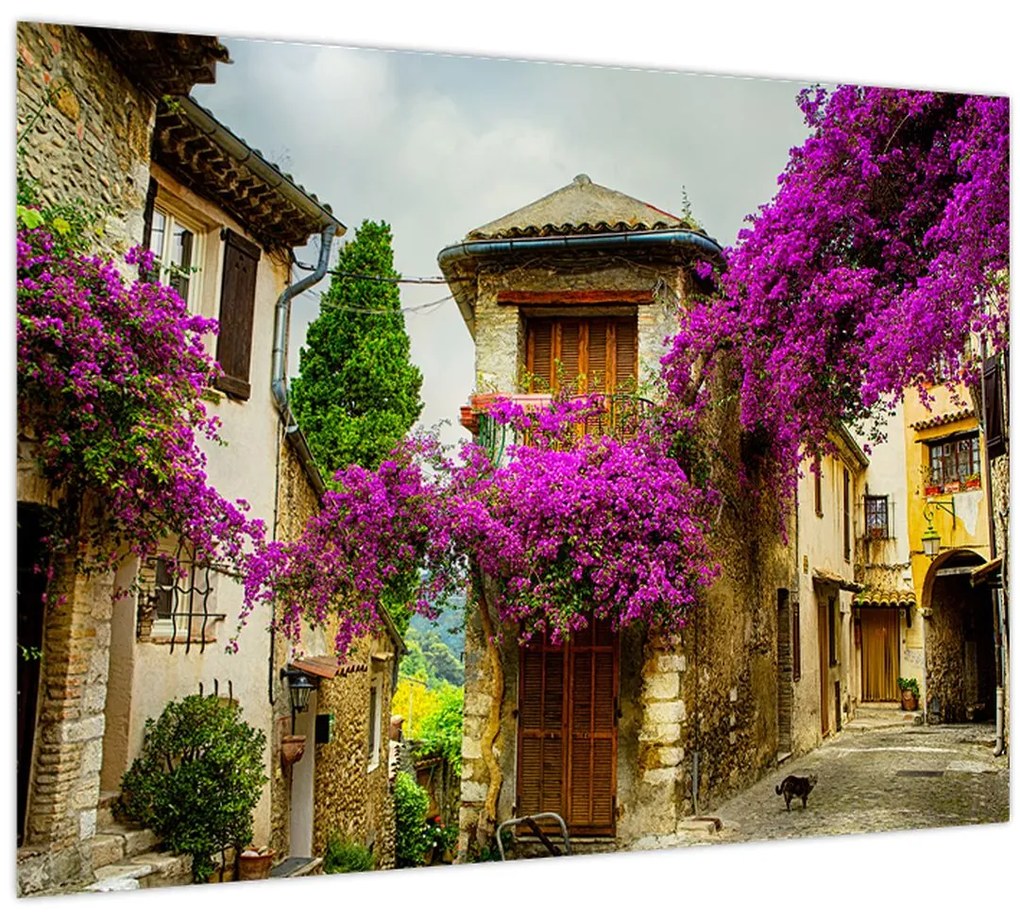 Obraz - Stredomorská lenivá ulička (70x50 cm)