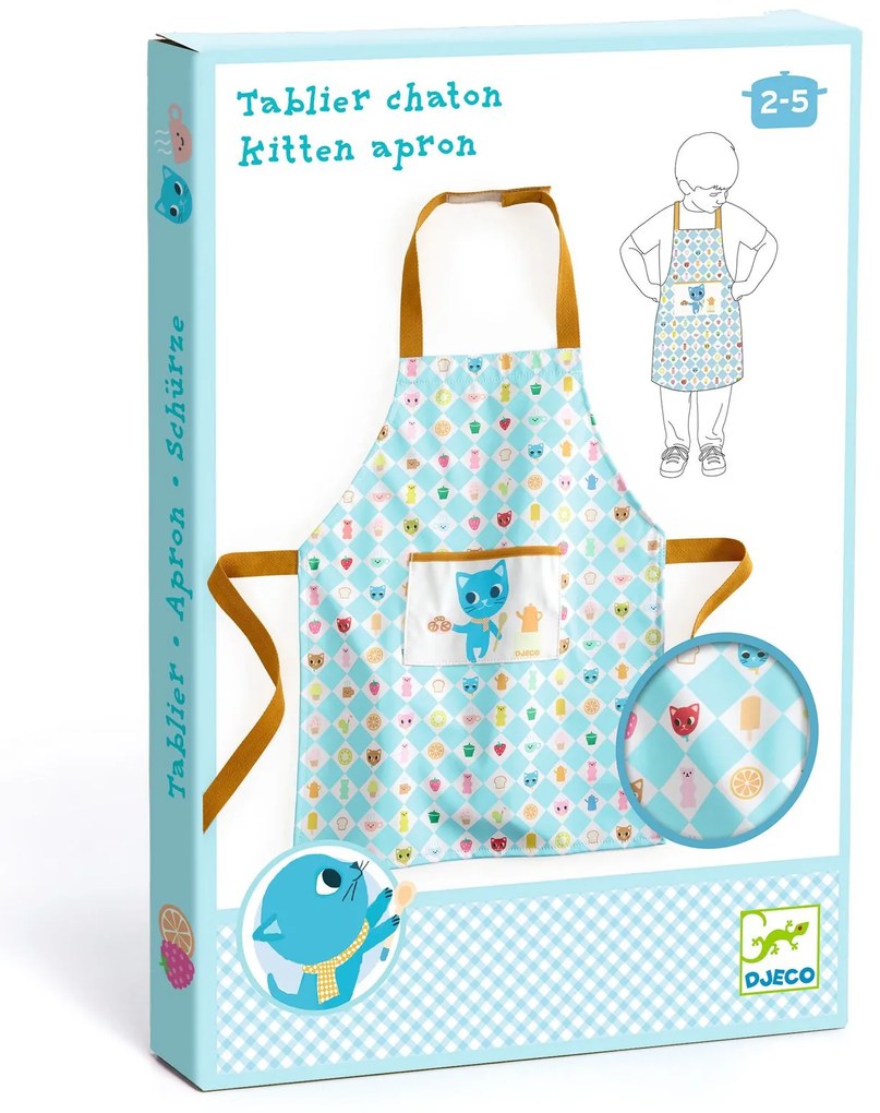 Detská zásterka - mačička