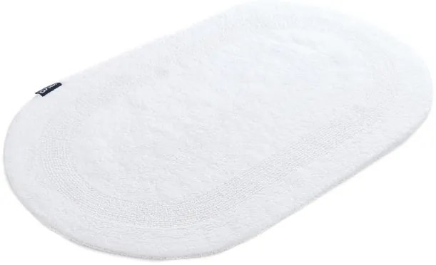 Kúpeľňový koberček Javo Cotton biely ovál