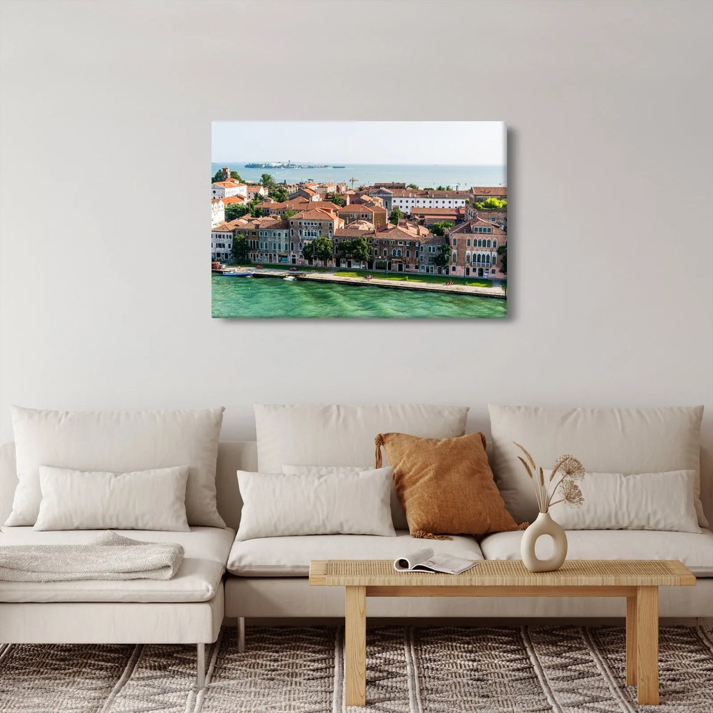 Obraz - Letecký pohľad na mesto (90x60 cm)