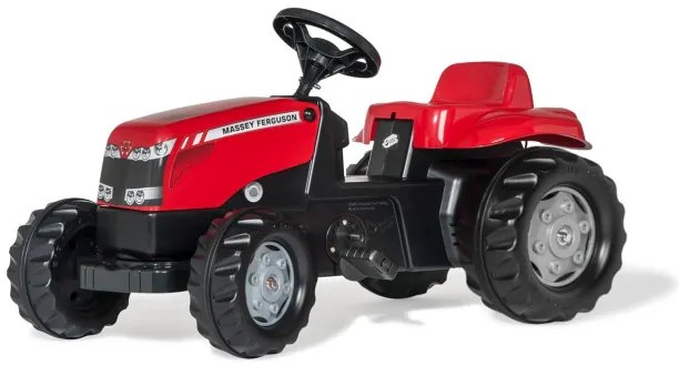 Šlapací traktor Rolly Toys Massey Ferguson s prívesom 012305