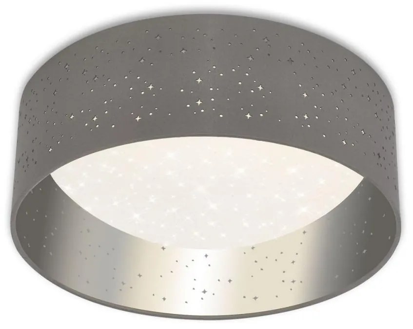 Briloner 3482014 - LED Stropné svietidlo STARRY LED/12W/230V šedá/strieborná