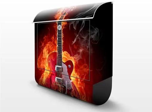 Poštová schránka Gitara v ohni