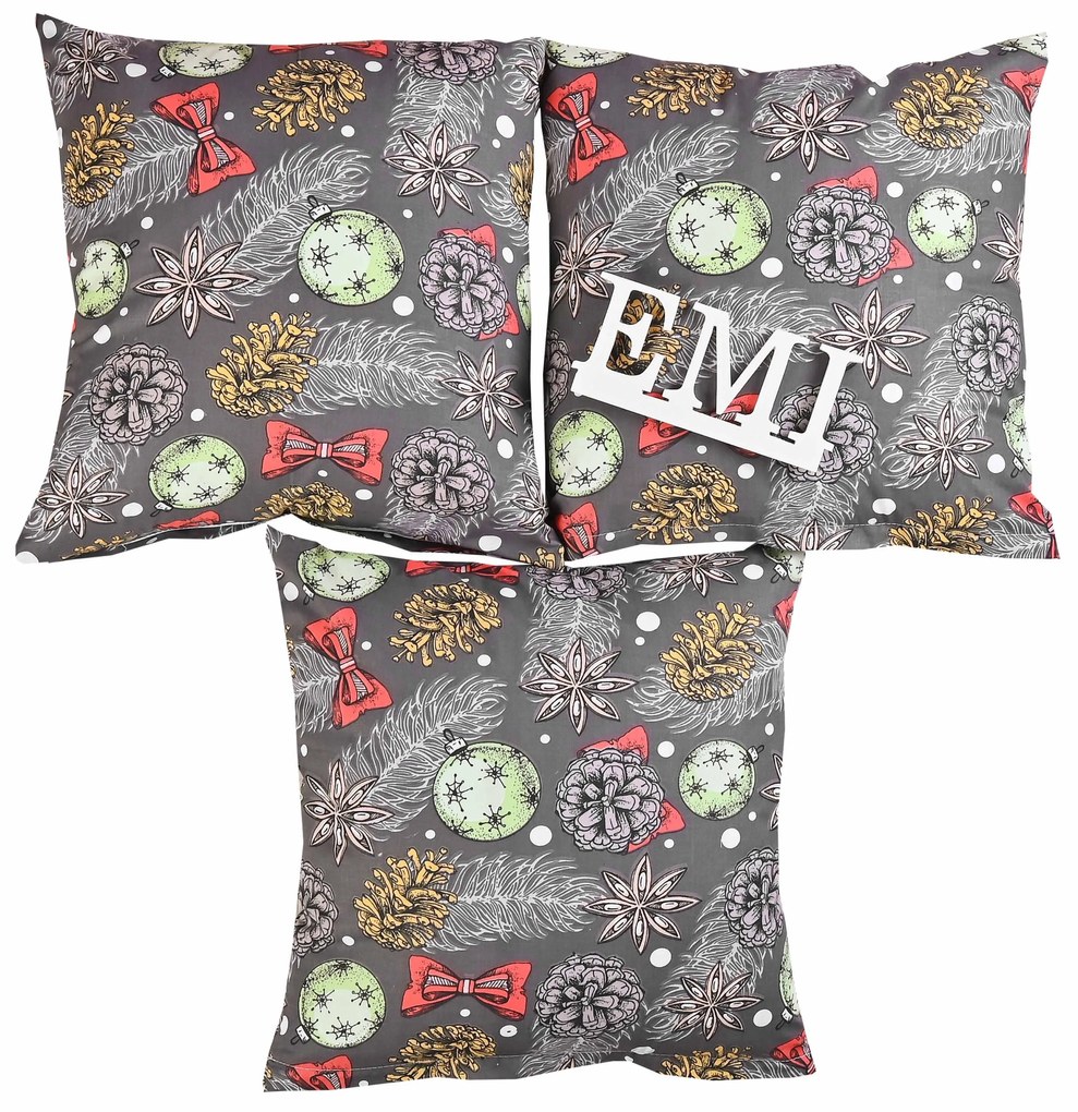 Vianočné obliečky bavlnené Colmar EMI: Štandardný set jednolôžko obsahuje 1x 140x200 + 1x 70x90
