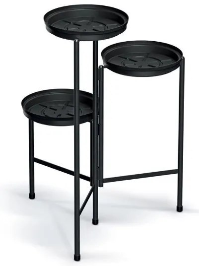 Prosperplast Podstavec na kvetináče TOL STAND čierny 42cm