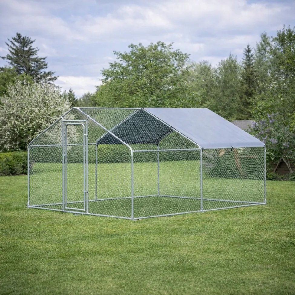 Výbeh pre sliepky BestBerg BBCH‑9 / 9 m² / 300 × 300 × 195 cm / kurník