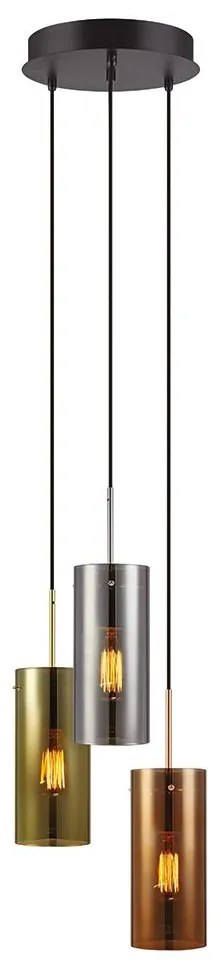 Markslöjd 106072 - Luster na lanku STORM 3xE27/40W/230V ML0260