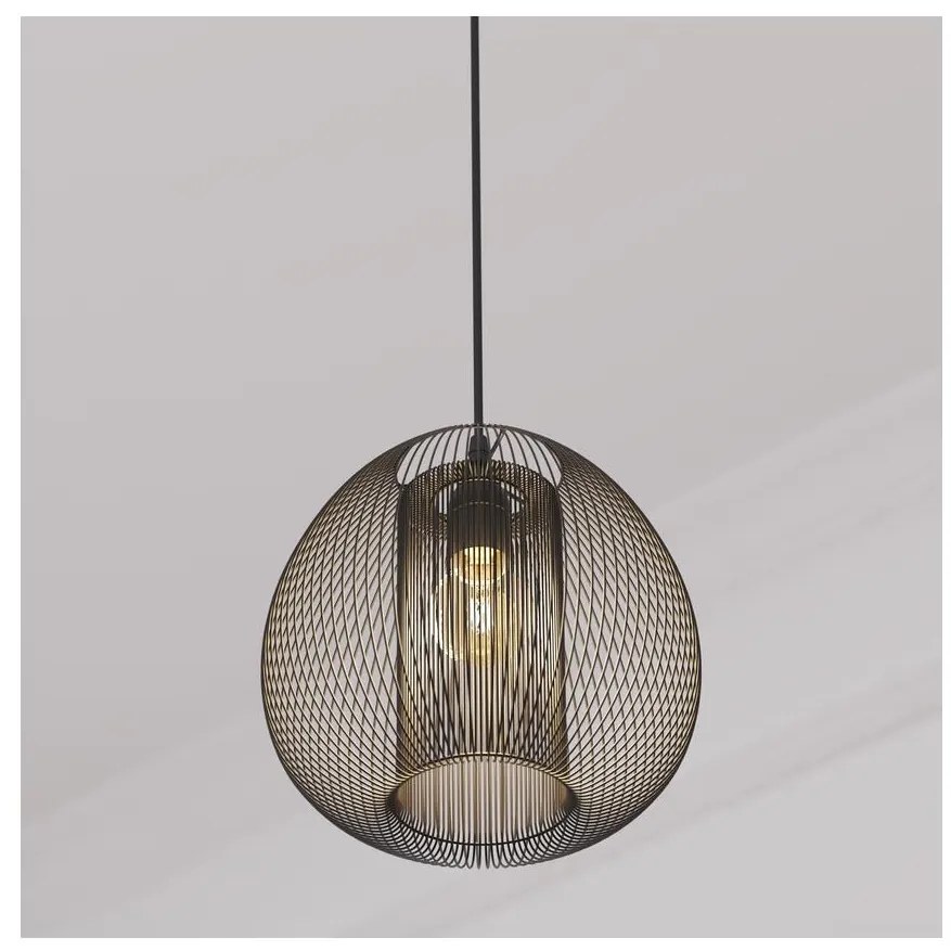 Atmosphera - Luster na lanku NODA 1xE27/40W/230V čierna