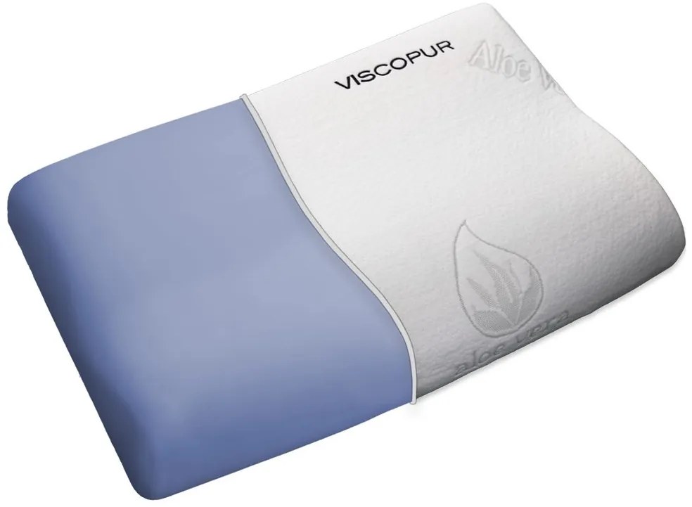 VISCOPUR Anatomický vankúš VISCOPUR® MEMO-GEL Aloe profilovaný - 30x50 cm