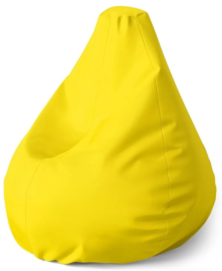 Sedací vak Pear žltá 2 - detský, žltá