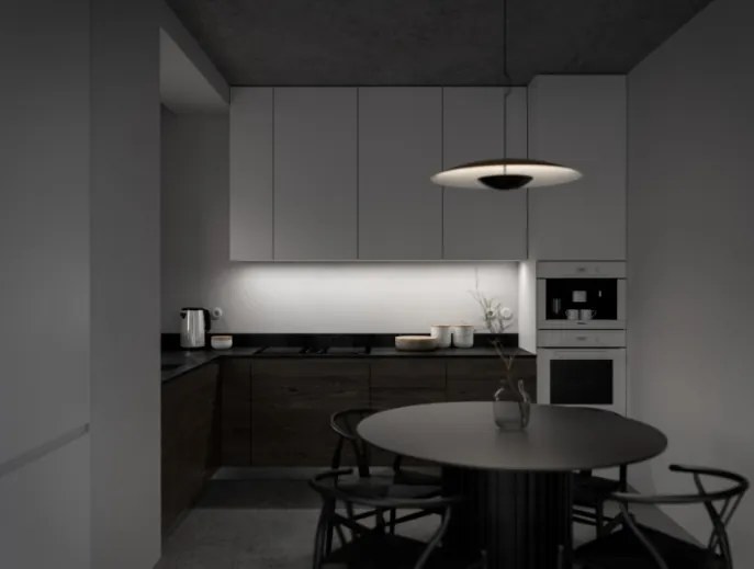 Led-Labs LED profil LUMINES typ A čierny elox 3m