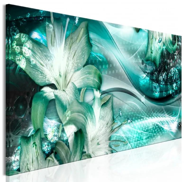 Artgeist Obraz - Emerald Dream (1 Part) Narrow Veľkosť: 150x50, Verzia: Premium Print