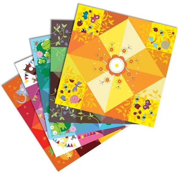 Origami Nebo, peklo, raj