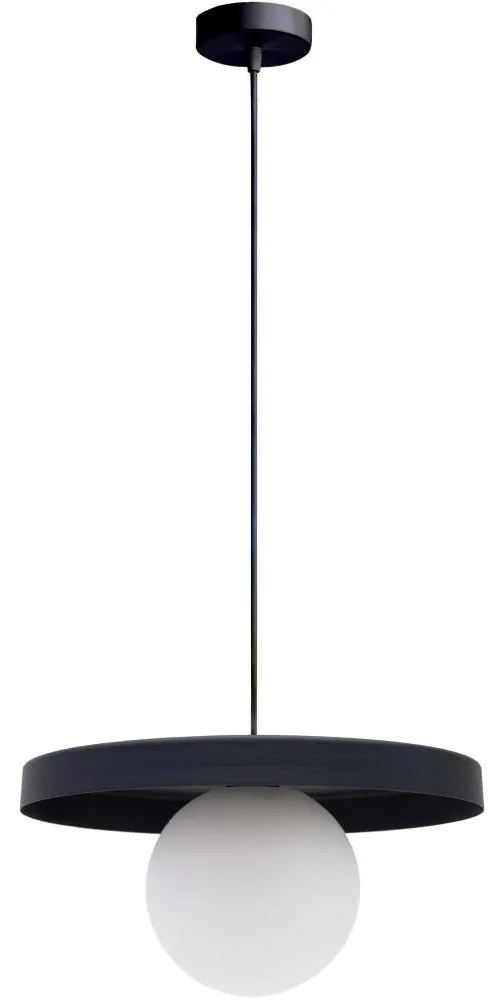 Luster na lanku LOME 1xE27/60W/230V čierna