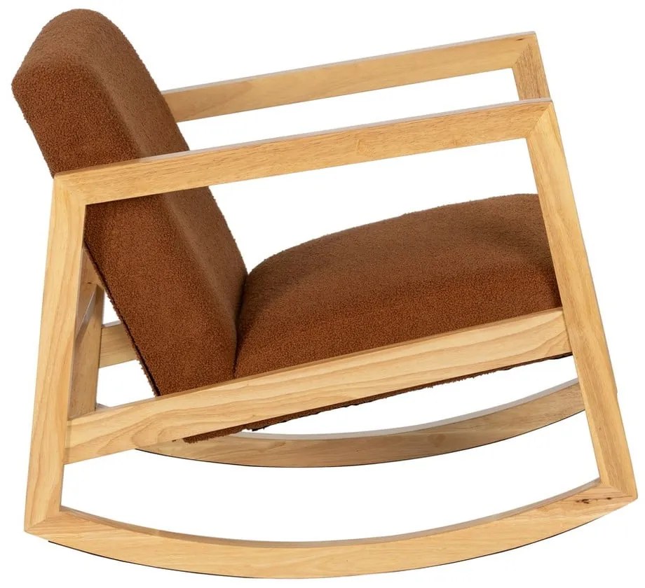 Hnedé hojdacie kreslo – Ixia