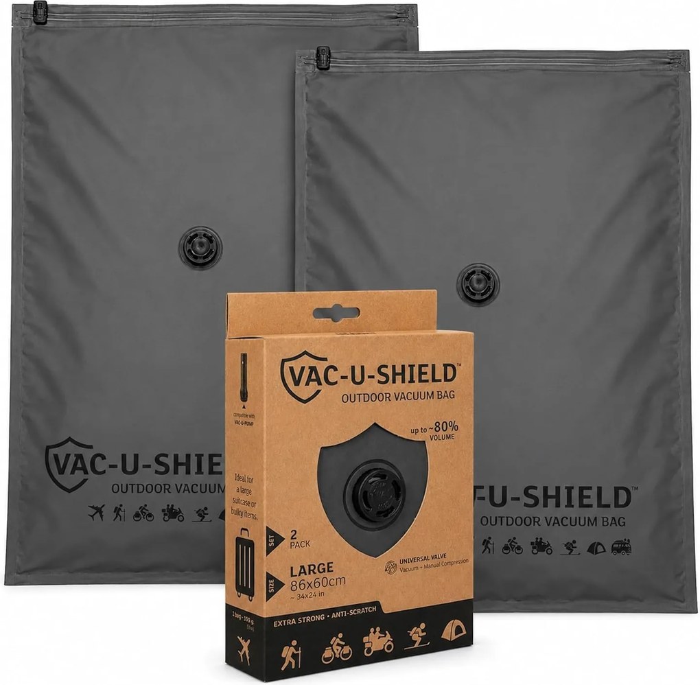 Lavatelli Sada 2 vákuových extra pevných vriec s rozmermi XL 86 x 60 cm VAC-U-SHIELD