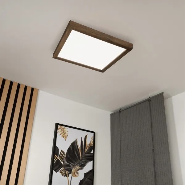 Brilagi-LED Kúpeľňové svietidlo WOODY FRAME LED/50W/230V 60x60 cm IP44 dub/orech