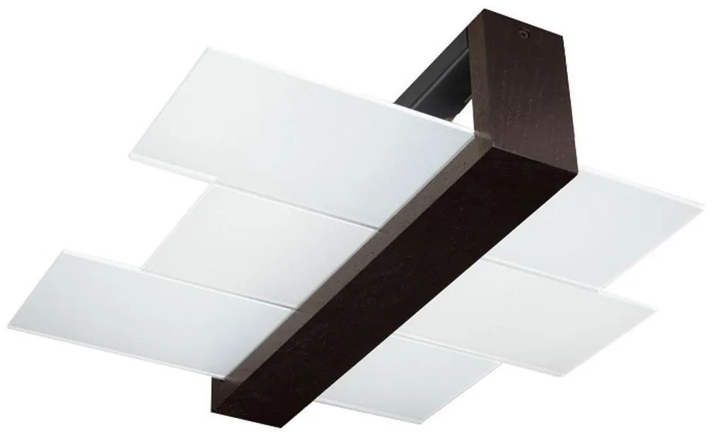 Sollux SL.0074 - Stropné svietidlo FENIKS 2 2xE27/60W/230V wenge