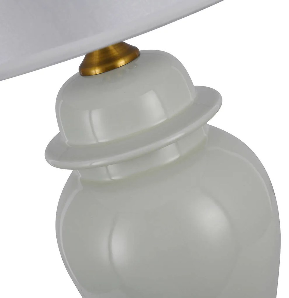 Elegantná stolná lampa Rimini - krémová