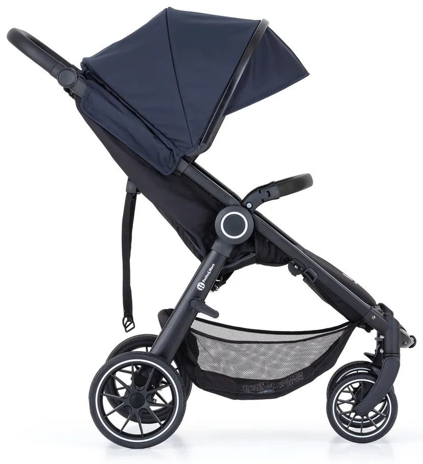 PETITE&MARS kočík športový Street+ RWS black anthracite blue complete