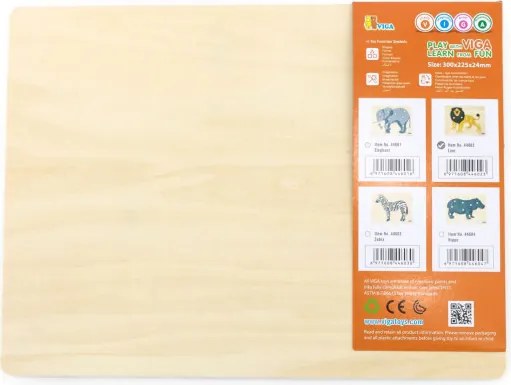 Drevené puzzle s úchytmi Viga 44602 Lev