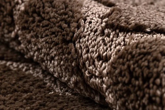 Sada kúpeľňových koberčekov SUPREME STONES kamienky, hnedá