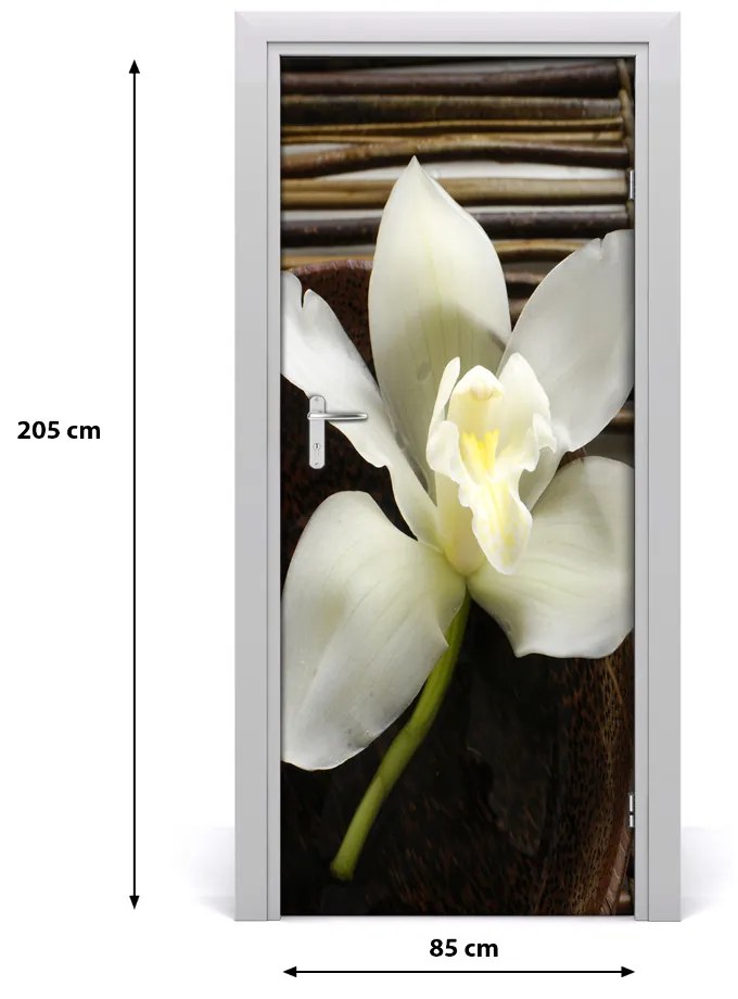 Fototapeta na dvere orchidea 85x205 cm