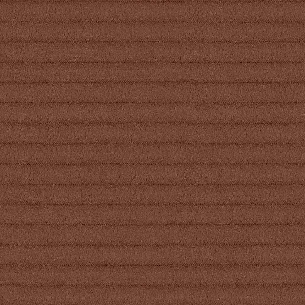 Menčestrová rohová pohovka v terakotovej farbe Campi – Cosmopolitan Design