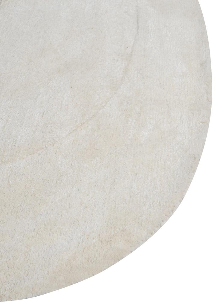 Viskózový koberec 200 x 300 cm krémová biela MITHA Beliani